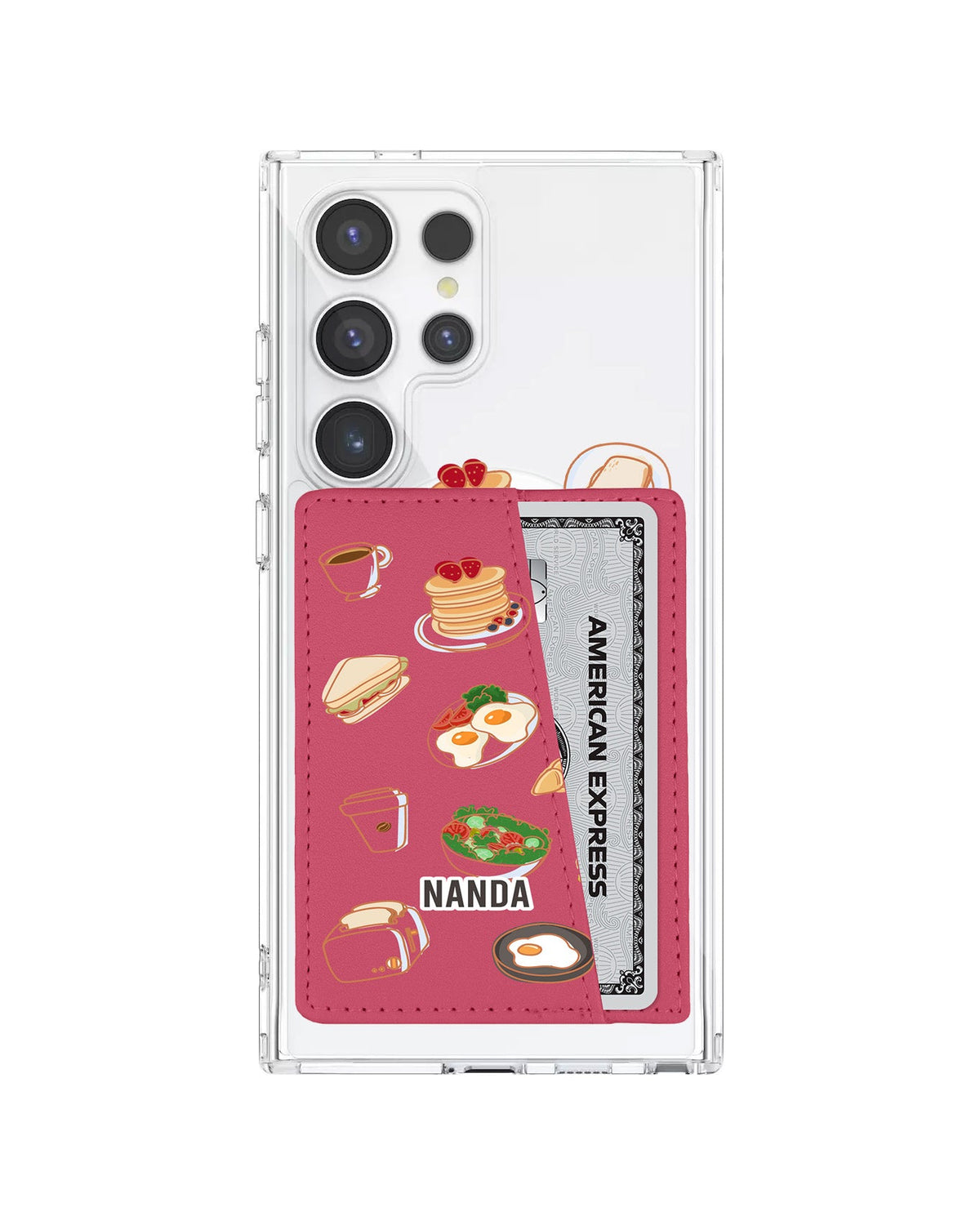 Android Leather Wallet Case - Morning Munchies