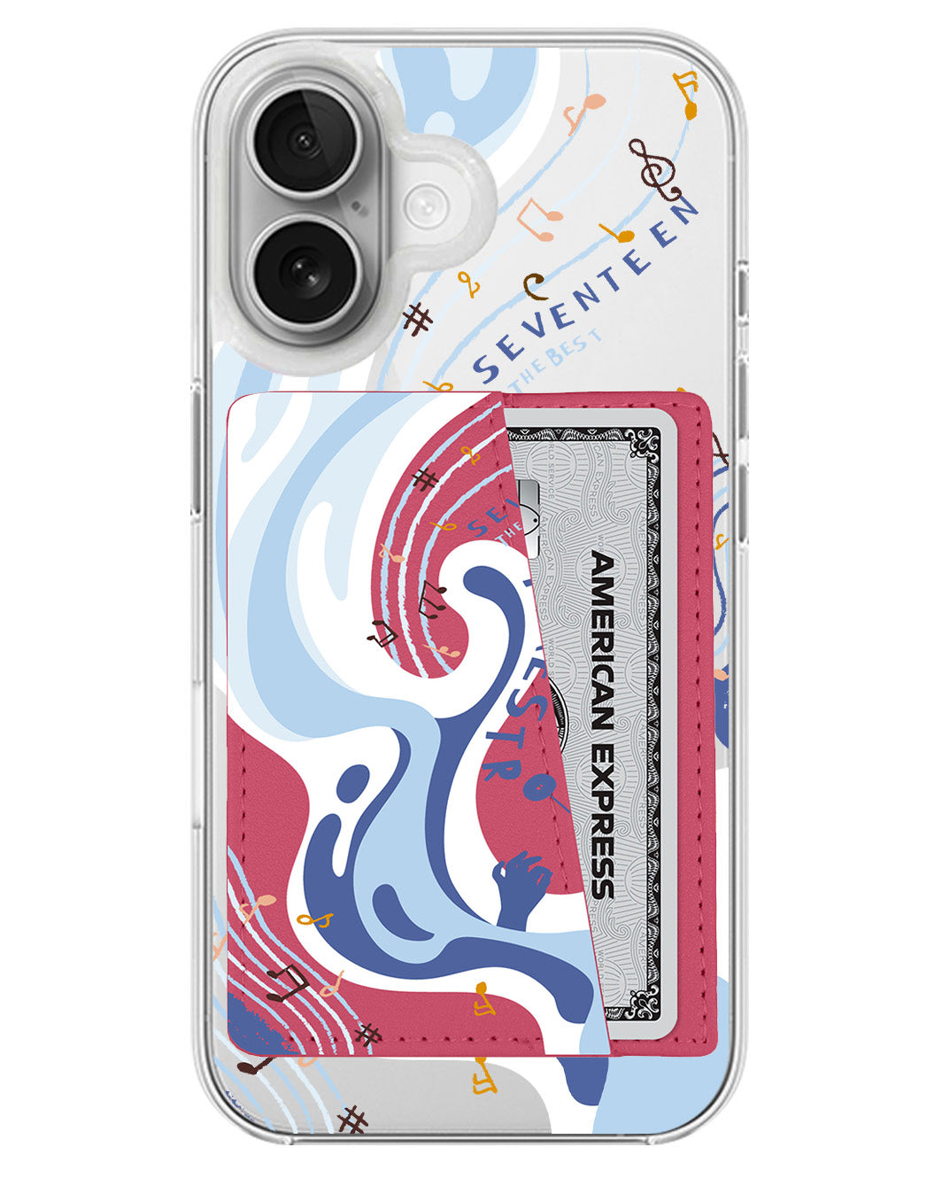 iPhone Leather Wallet Case - Seventeen 1