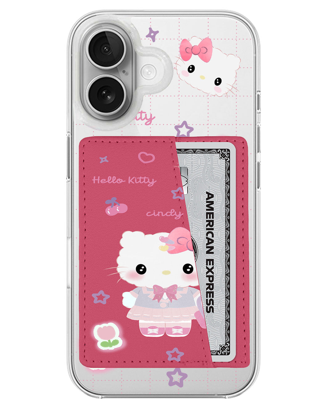 iPhone Leather Wallet Case - Kitty Fashion