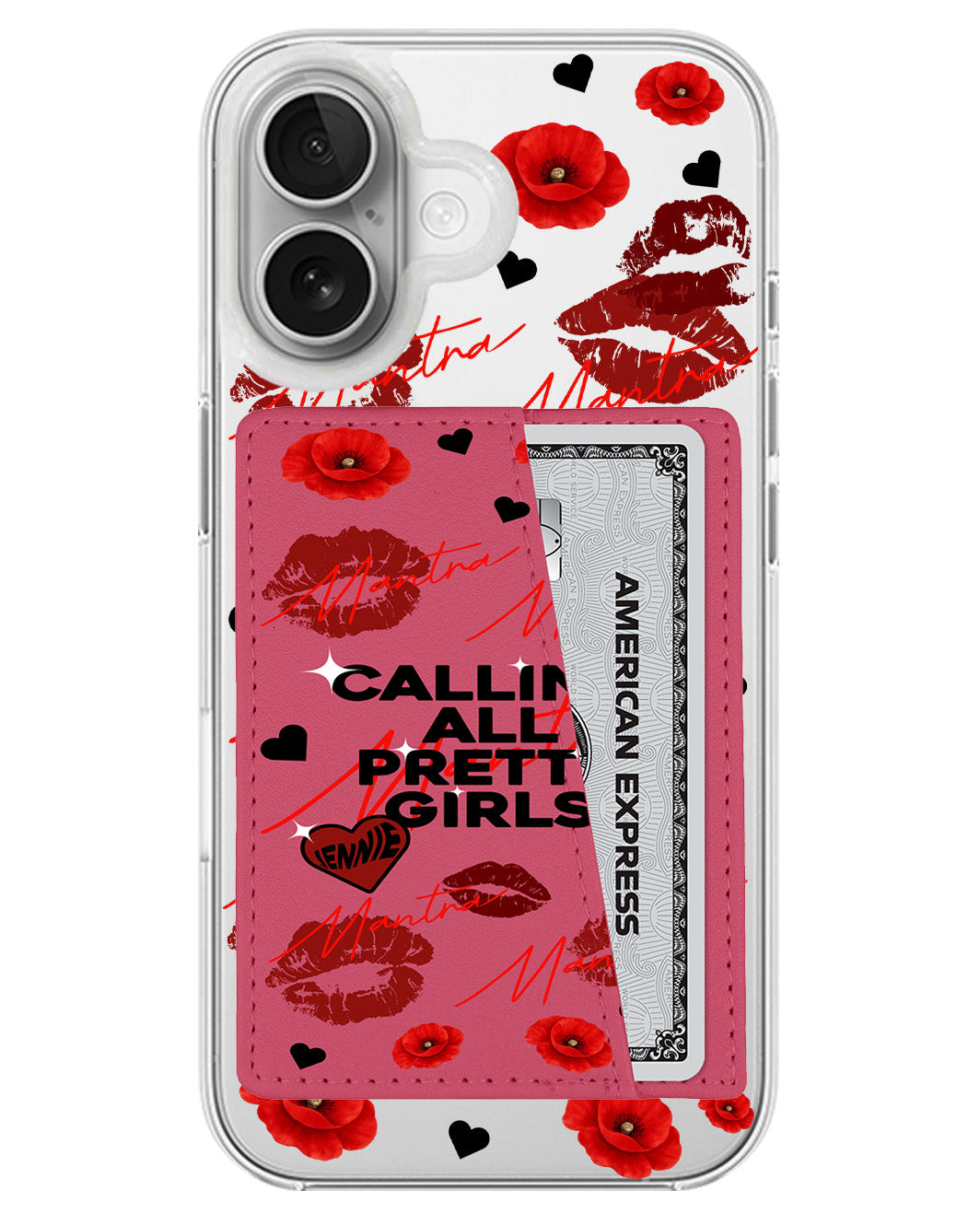 iPhone Leather Wallet Case - Jennie Pretty Girls
