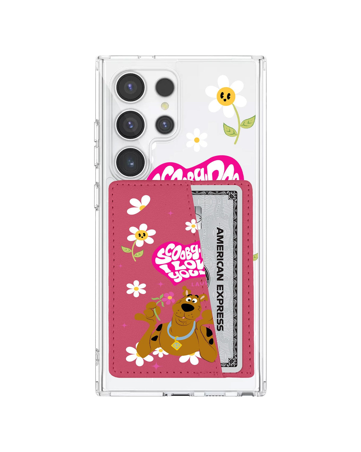 Android Leather Wallet Case - Scooby Love You