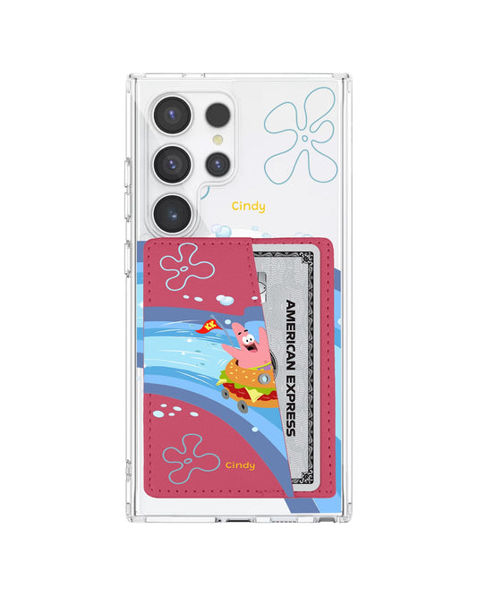 Android Leather Wallet Case - Spongebob Tour