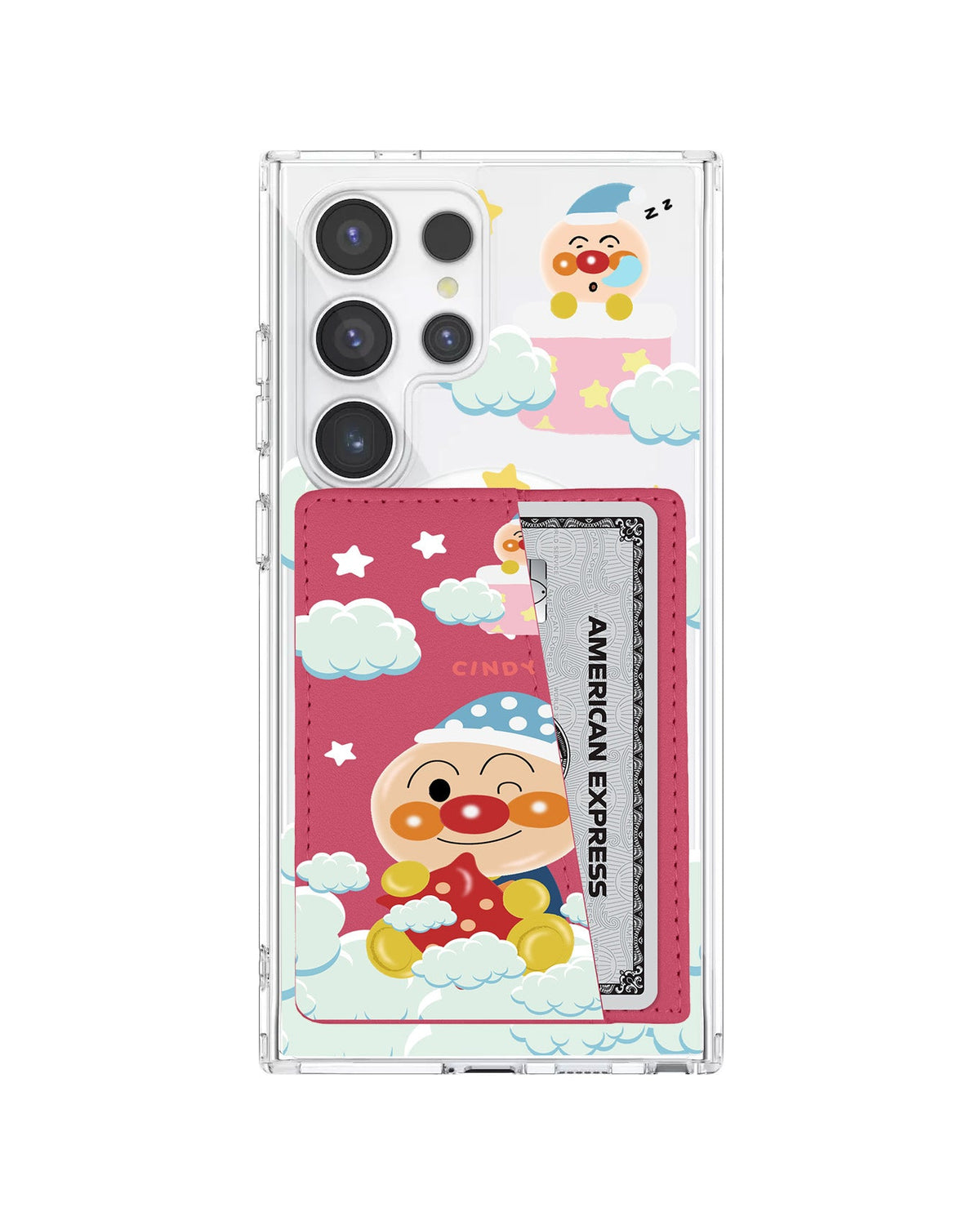 Android Leather Wallet Case - Dreaming Anpanman