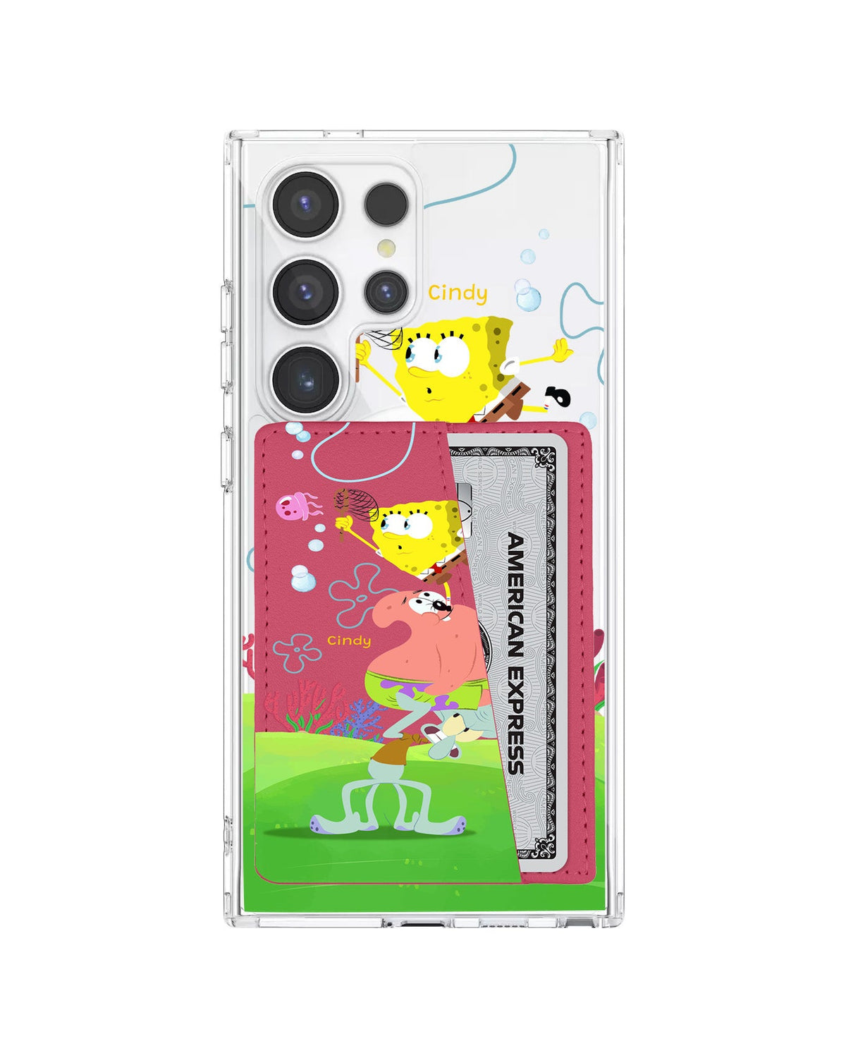 Android Leather Wallet Case - Spongebob 1