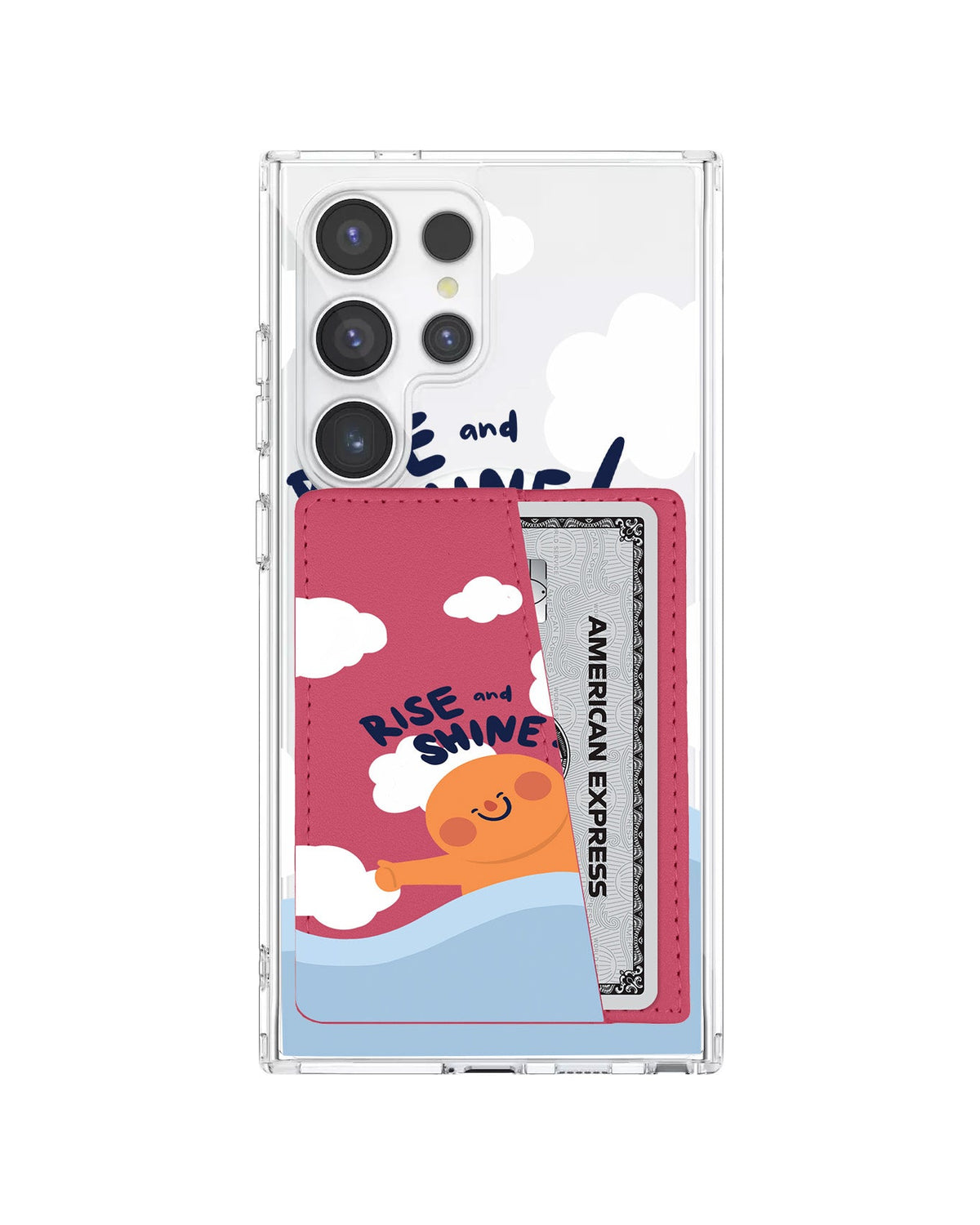 Android Leather Wallet Case - Rise And Shine