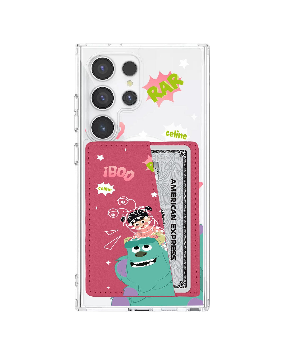 Android Leather Wallet Case - Monster Boo