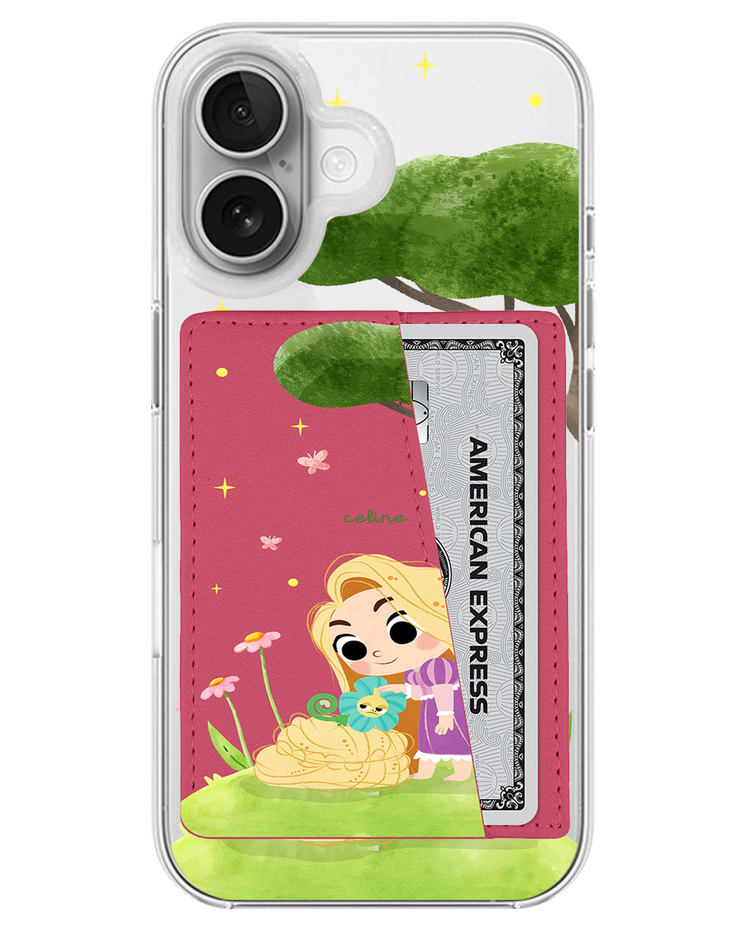 iPhone Leather Wallet Case - Rapunzel's Pet