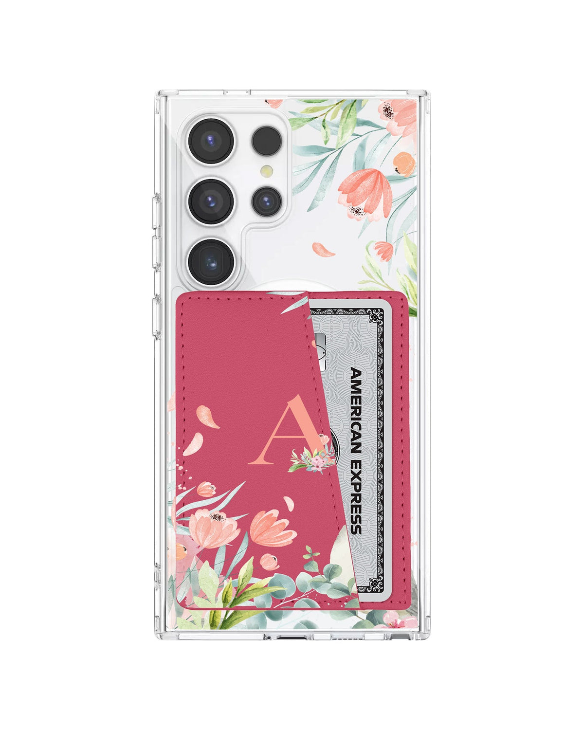 Android Leather Wallet Case - Flower Bloom