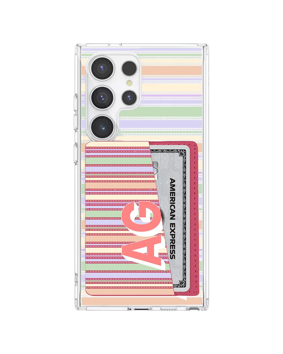 Android Leather Wallet Case - Dreamy Pastels