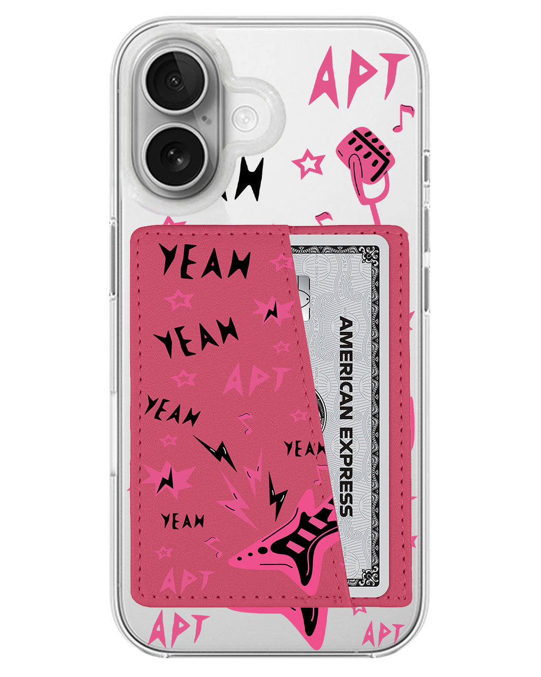 iPhone Leather Wallet Case - Rose Apt
