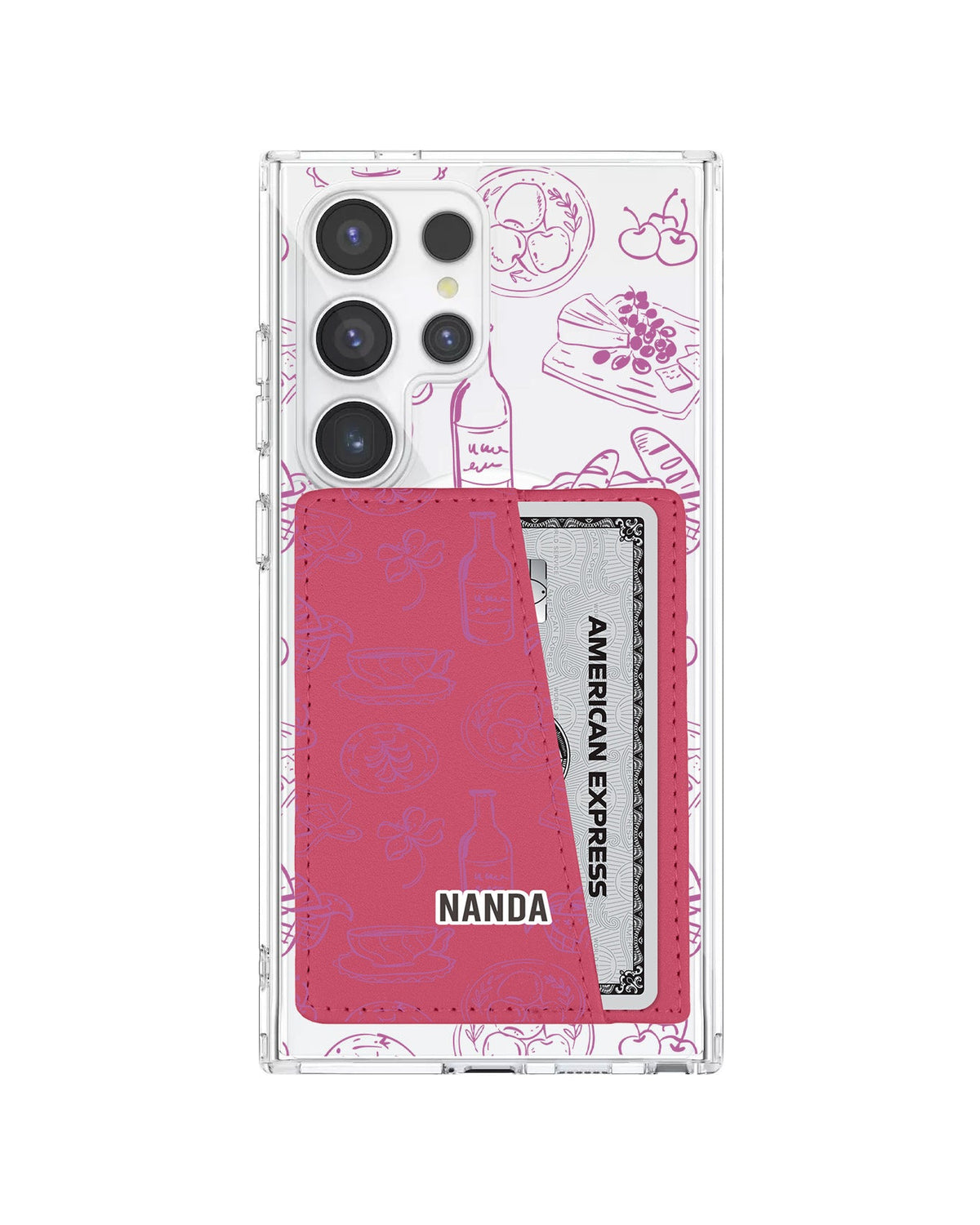 Android Leather Wallet Case - Tea & Treats