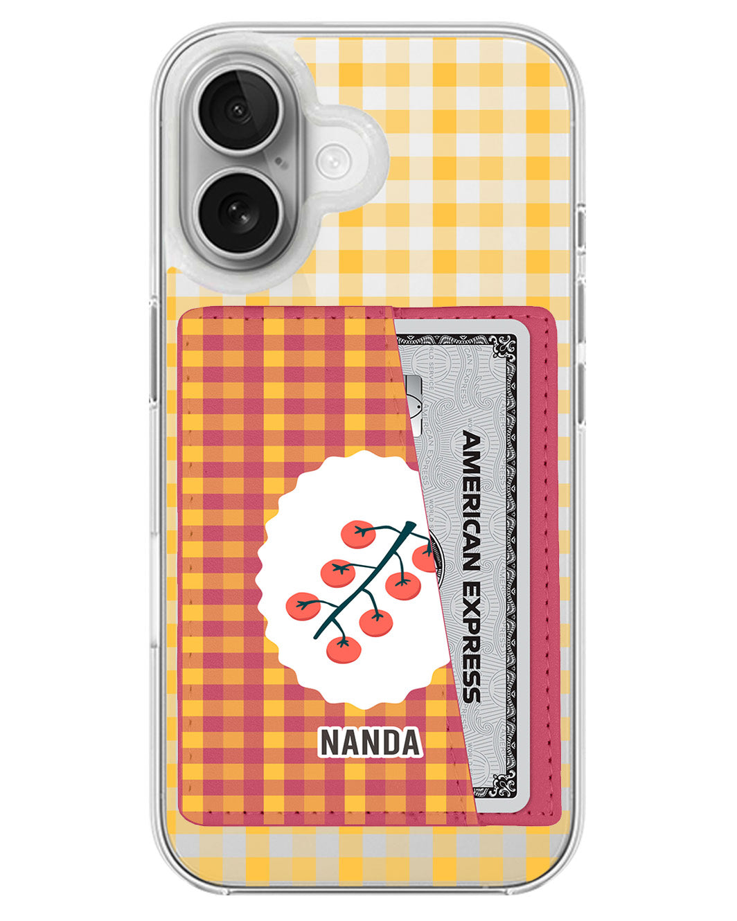 iPhone Leather Wallet Case - Picnic Day