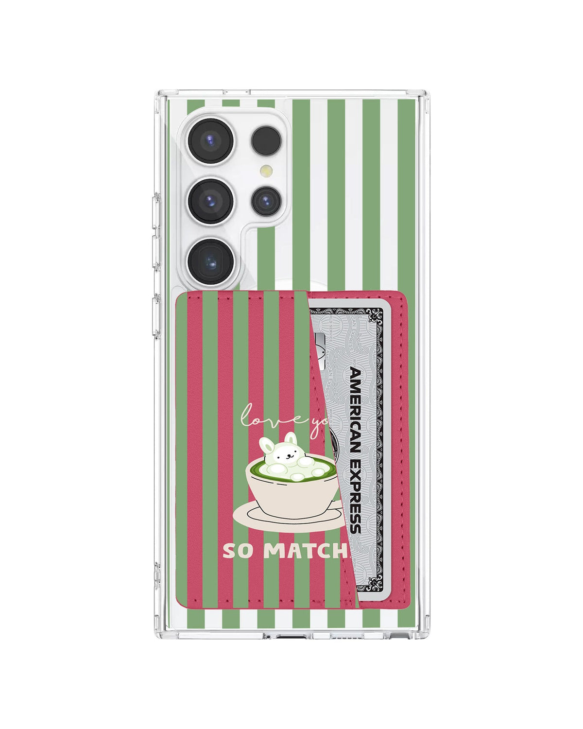 Android Leather Wallet Case - Matcha Love