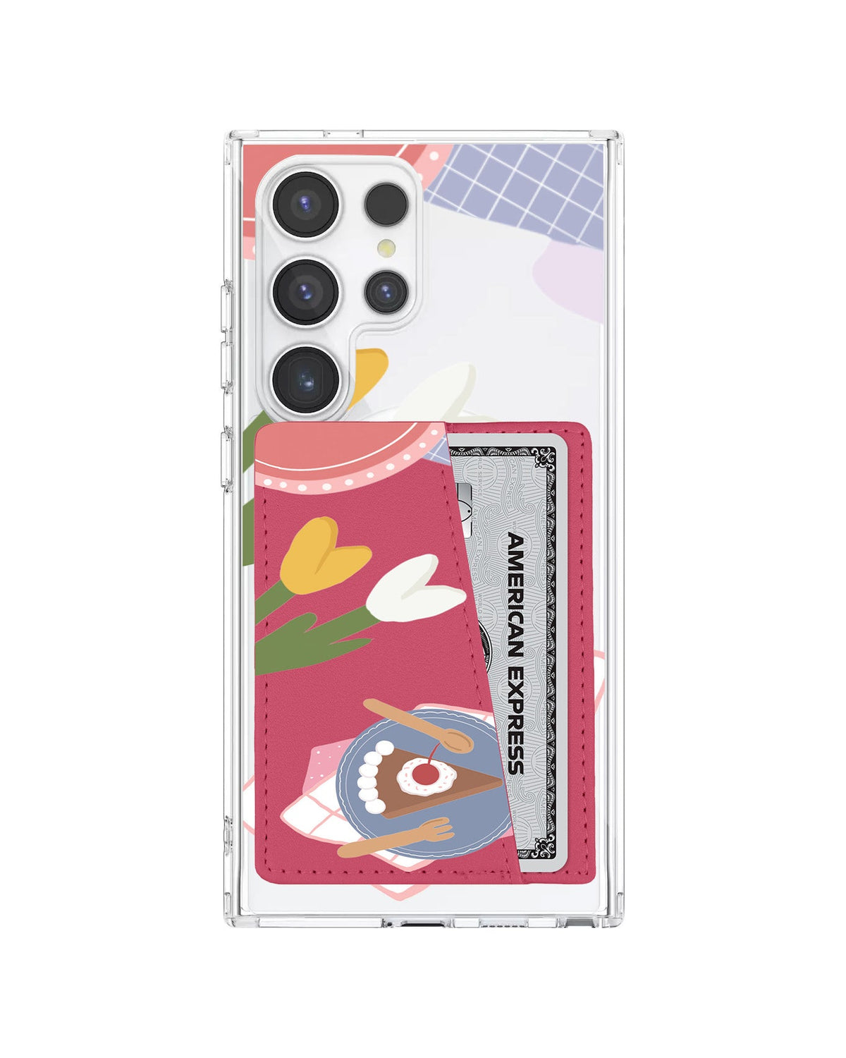 Android Leather Wallet Case - Picnic Day Cake