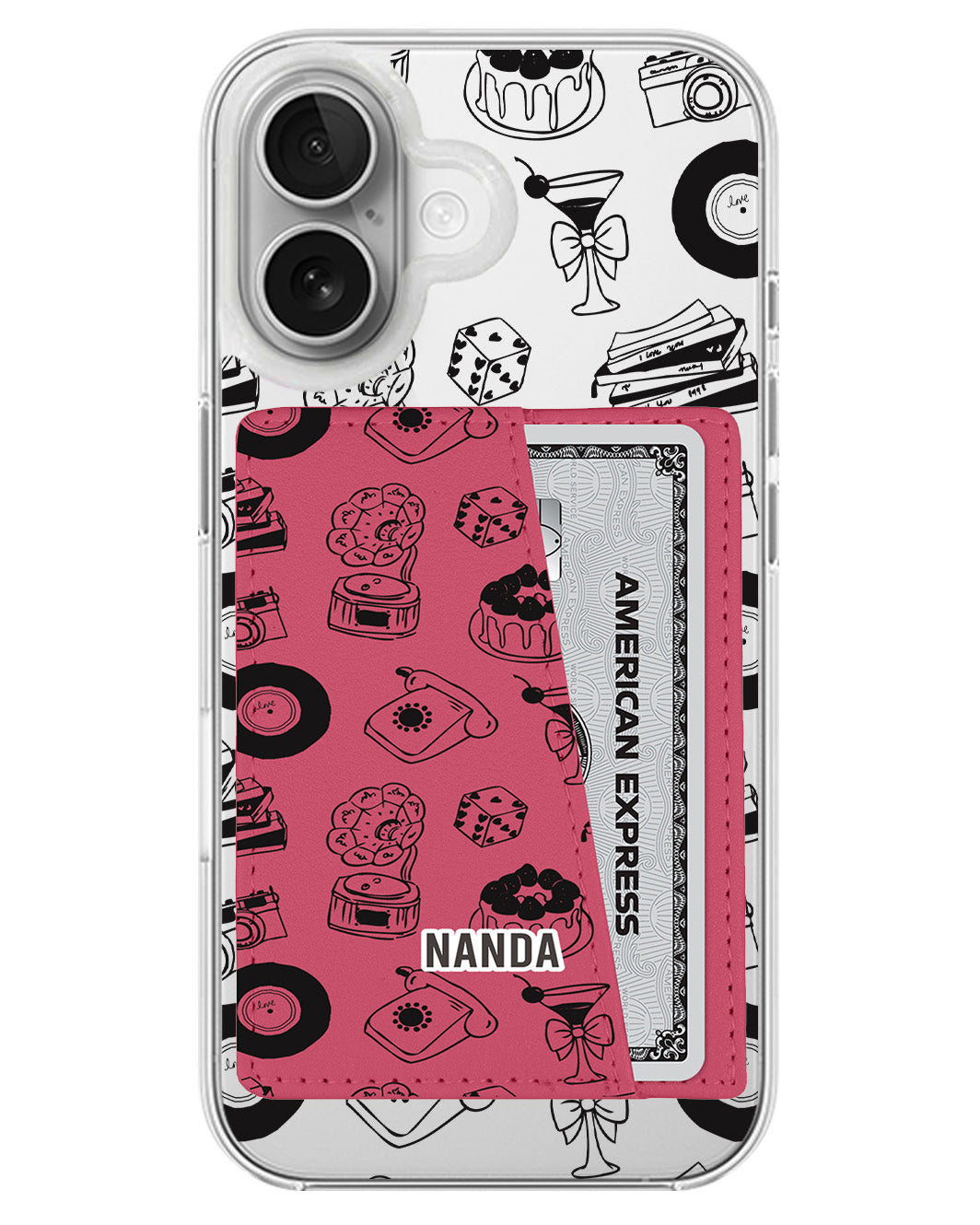 iPhone Leather Wallet Case - Sugar Rush