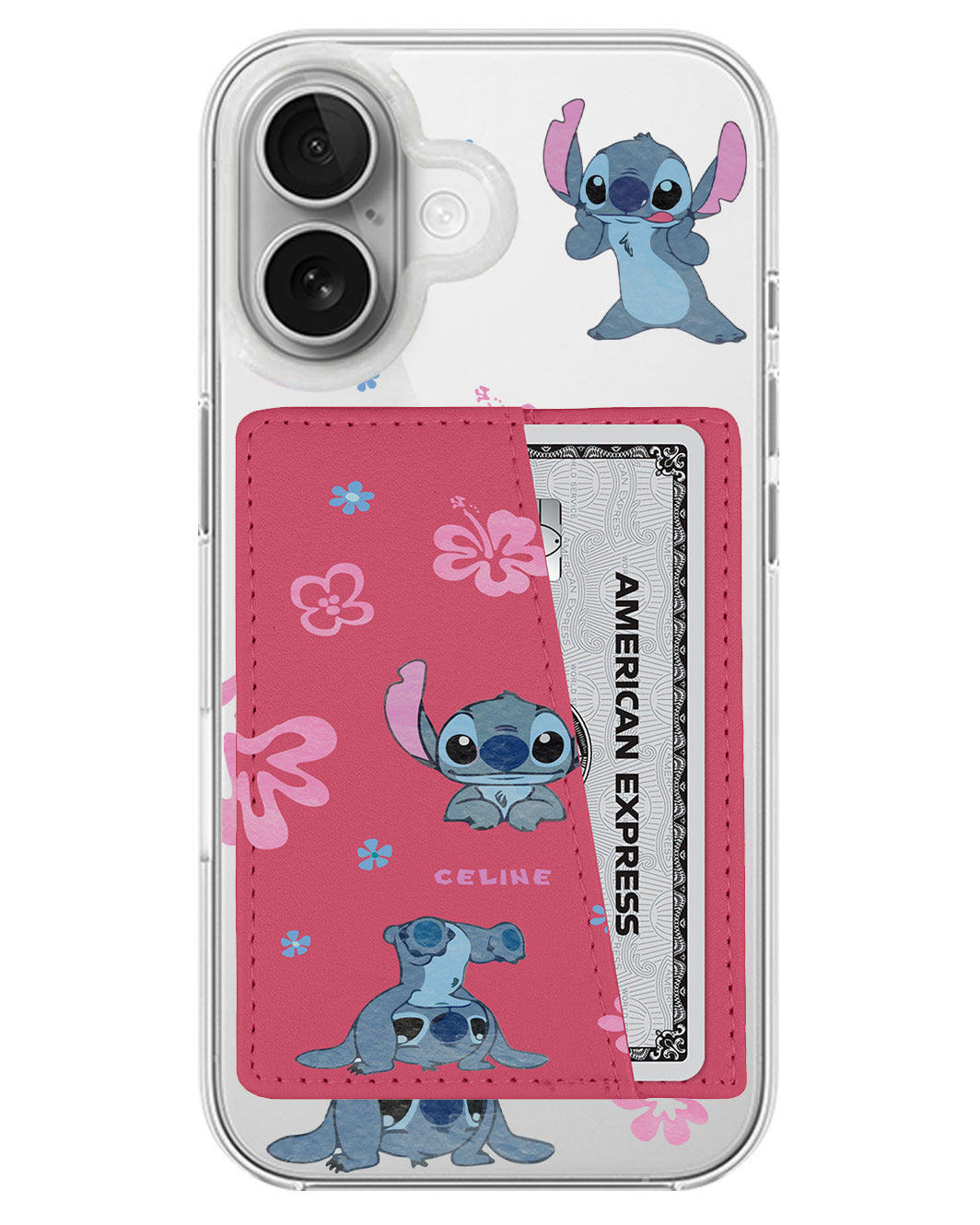 iPhone Leather Wallet Case - Stitch 1