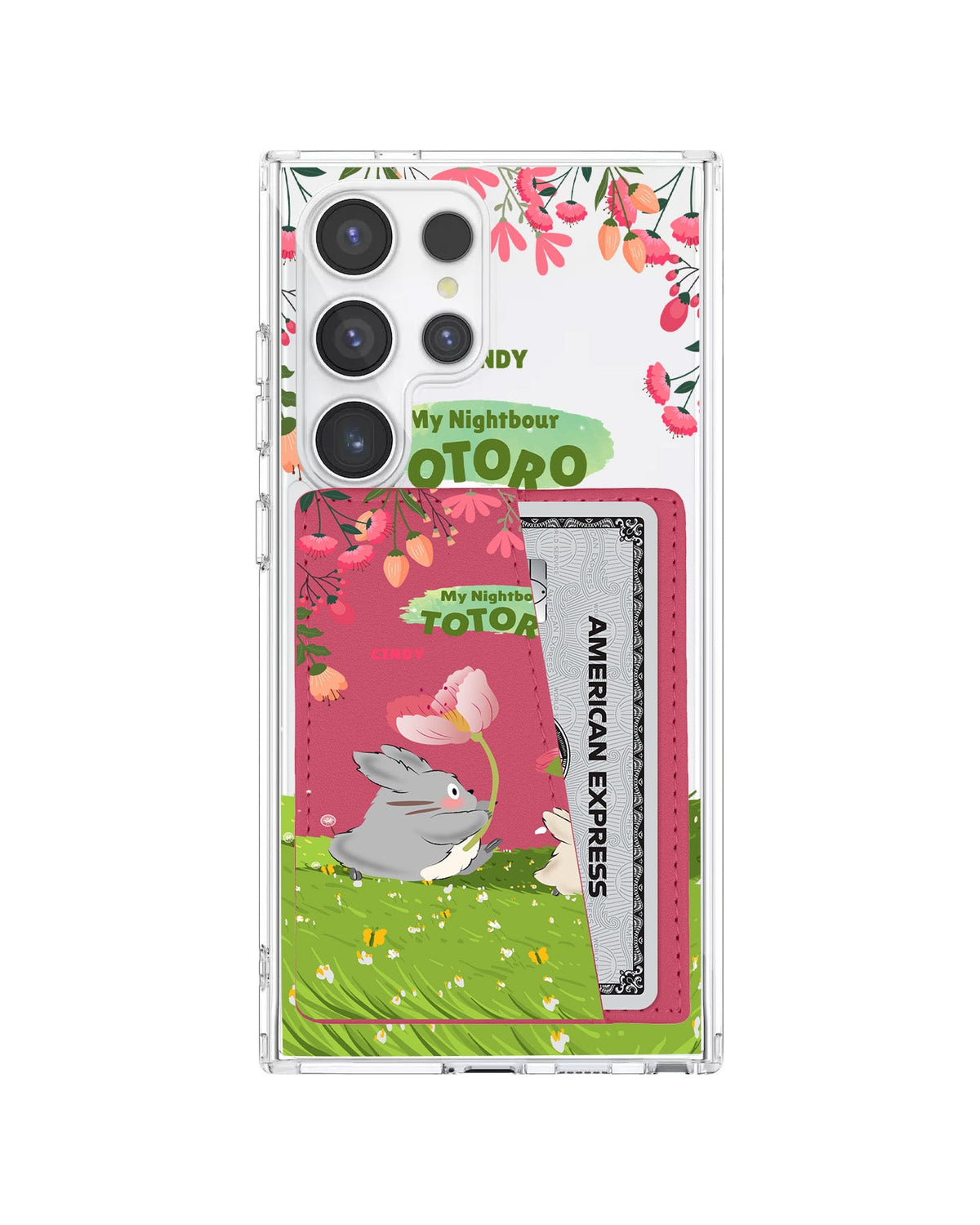 Android Leather Wallet Case - My Nightbour Totoro