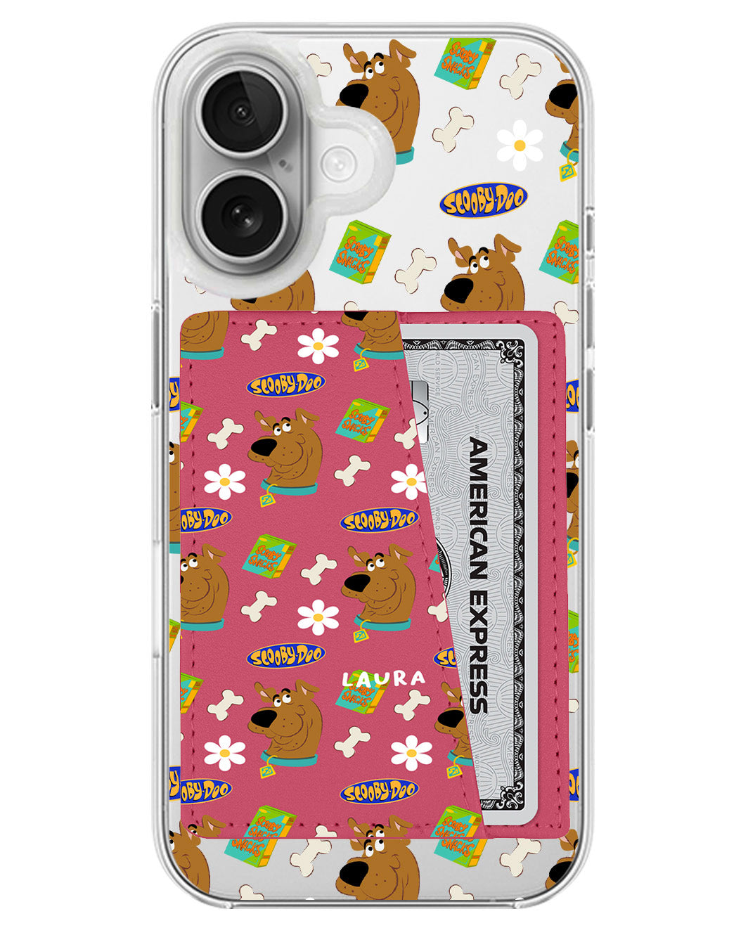 iPhone Leather Wallet Case - Scooby Doo