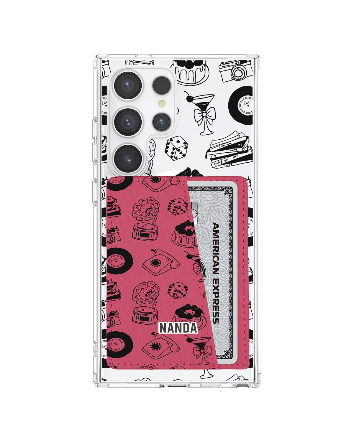 Android Leather Wallet Case - Sugar Rush