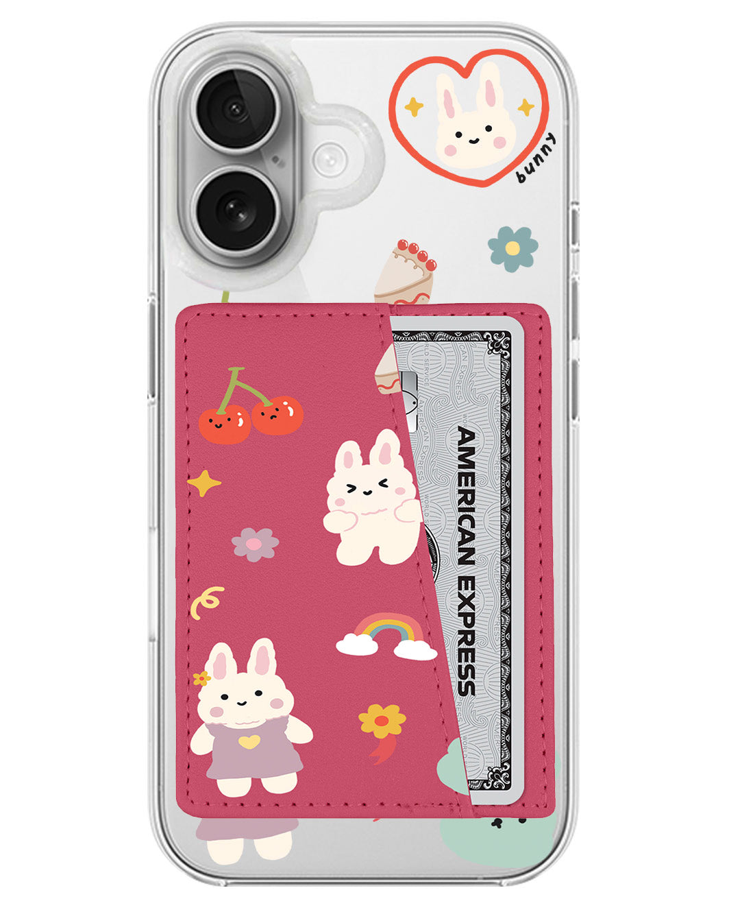 iPhone Leather Wallet Case - Bunny Life