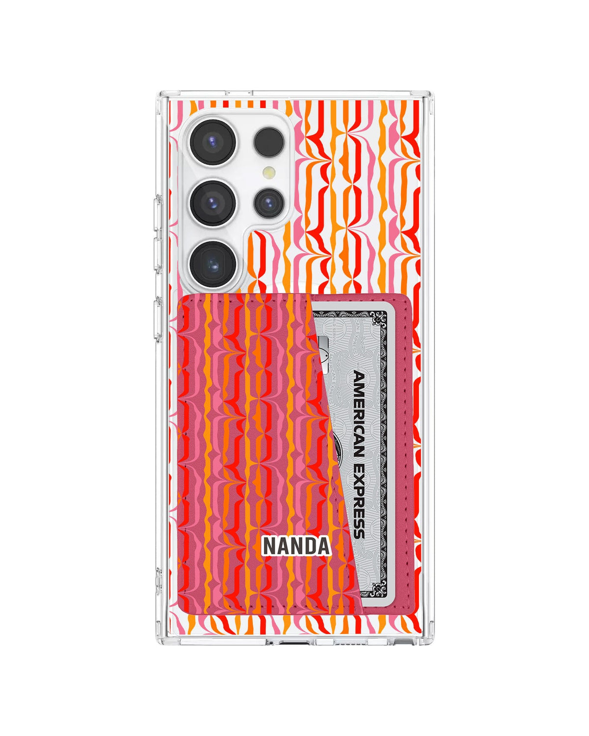 Android Leather Wallet Case - Sunset Groove