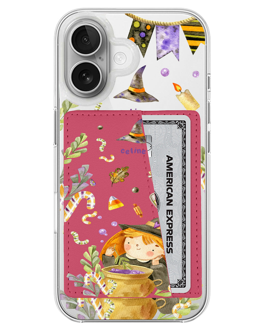 iPhone Leather Wallet Case - Witch's Posion