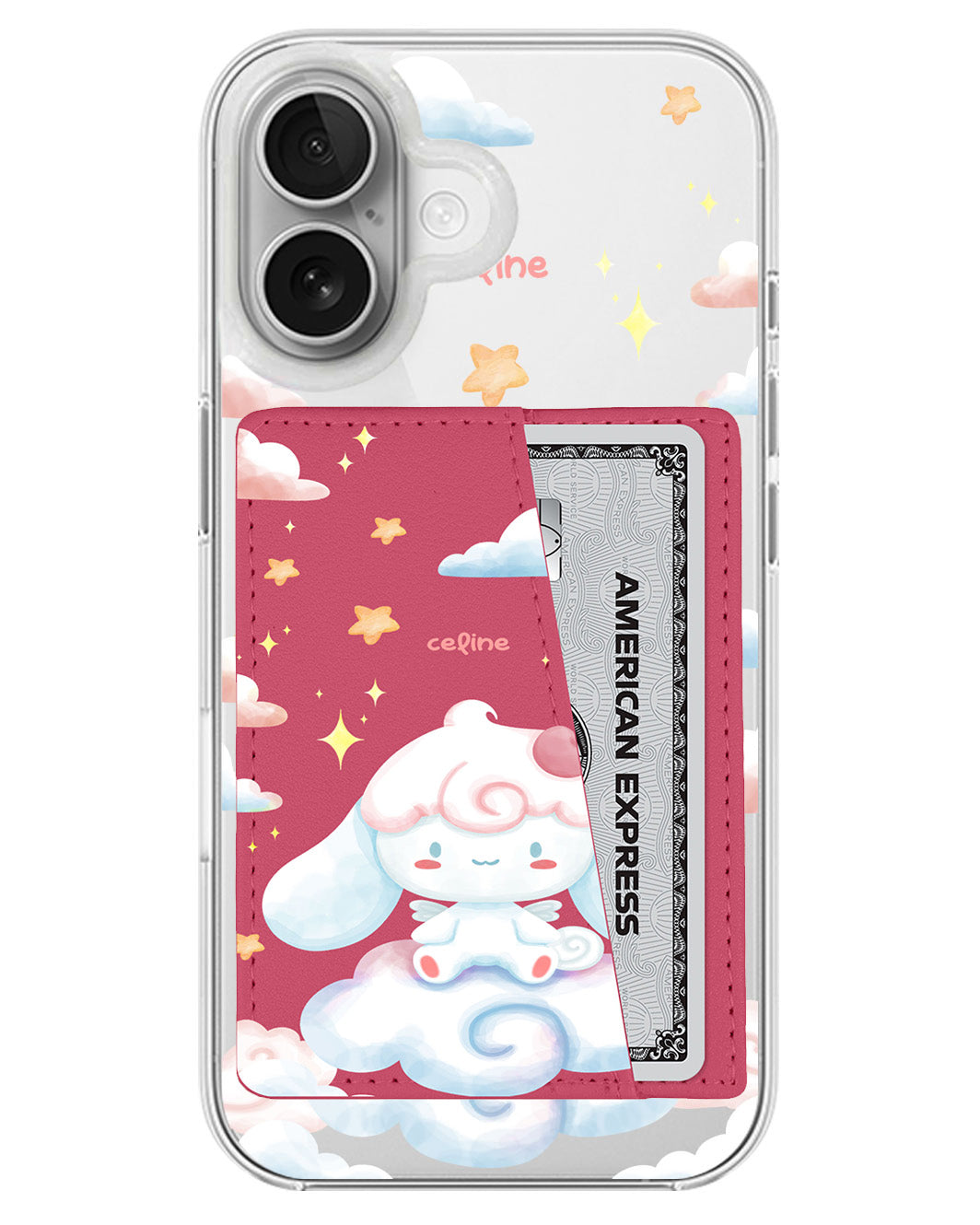 iPhone Leather Wallet Case - Cinnamoroll