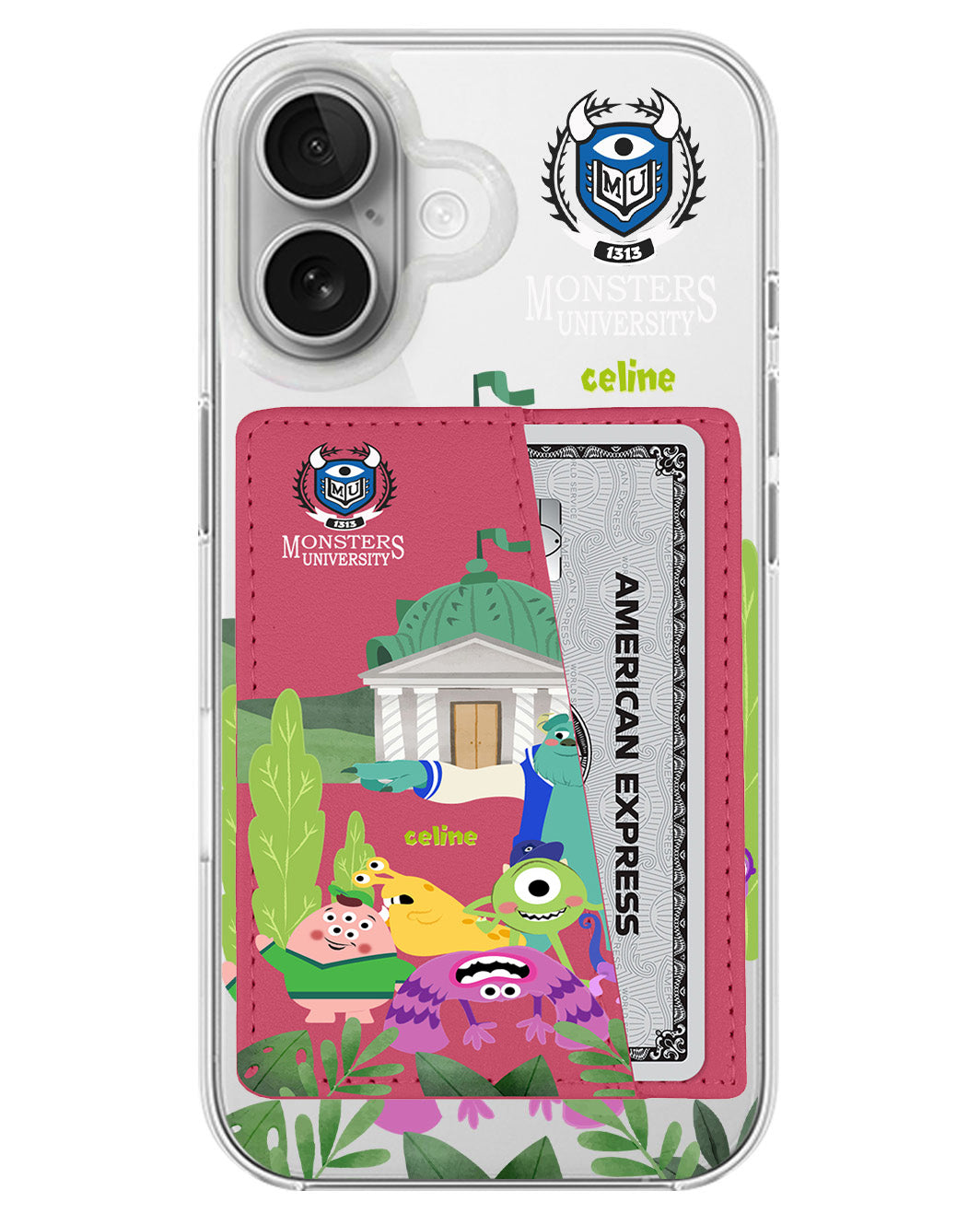 iPhone Leather Wallet Case - Monster University