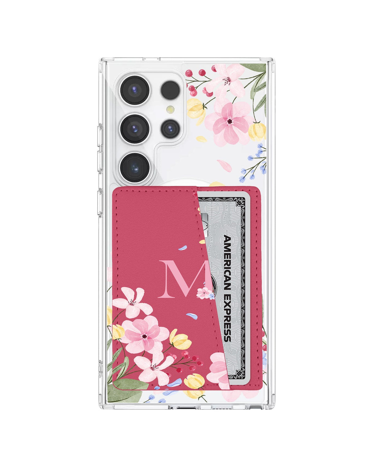 Android Leather Wallet Case - Flower Garden