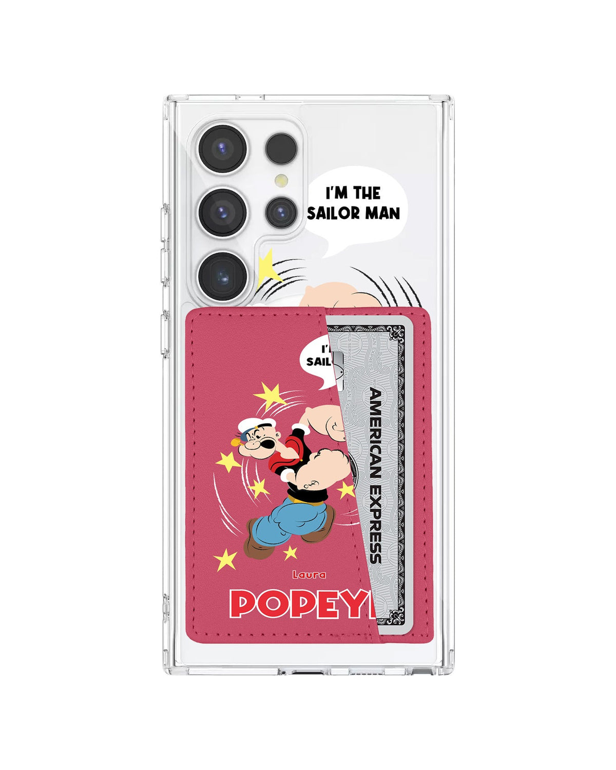 Android Leather Wallet Case - I'm The Sailor Man