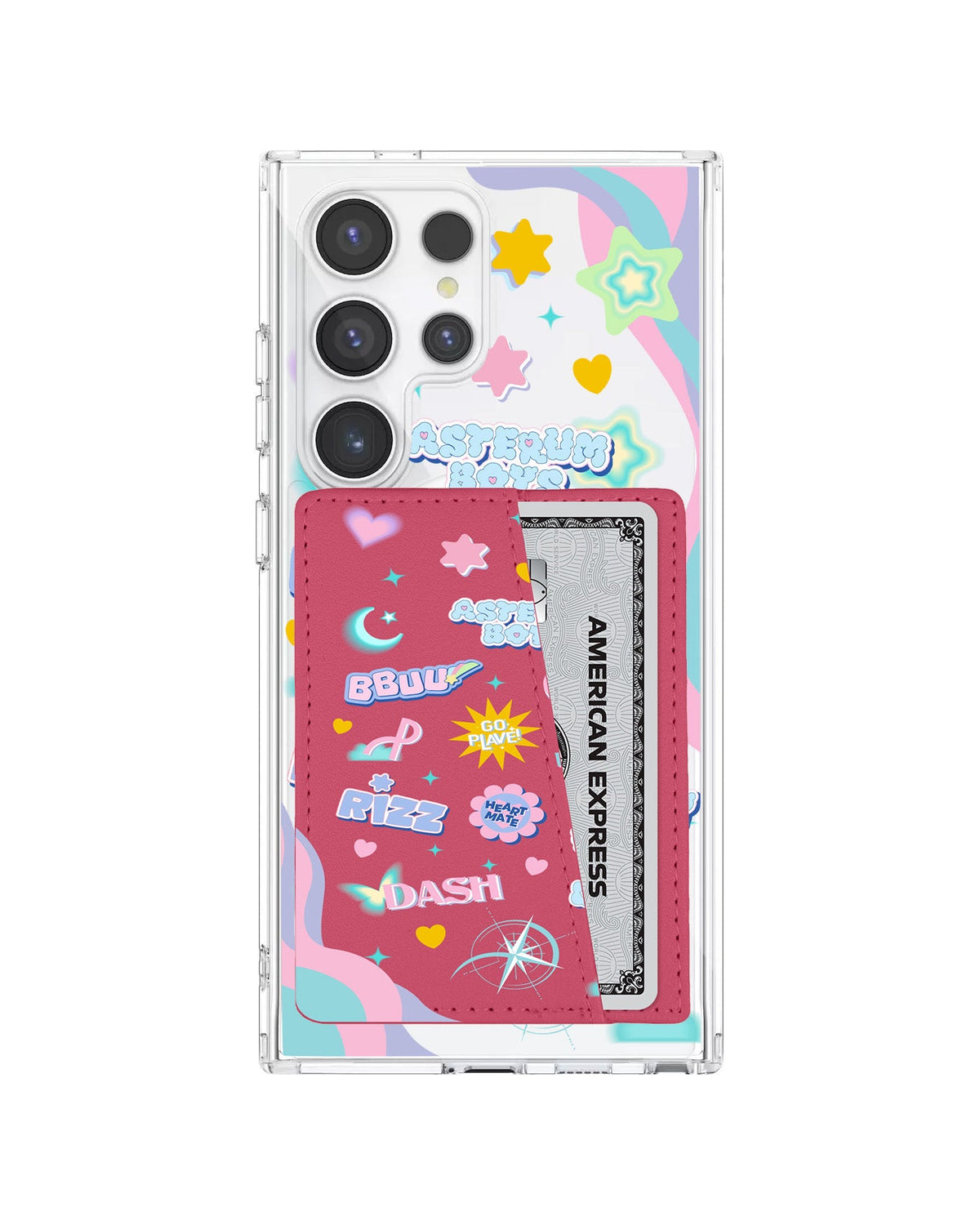 Android Leather Wallet Case - Plave