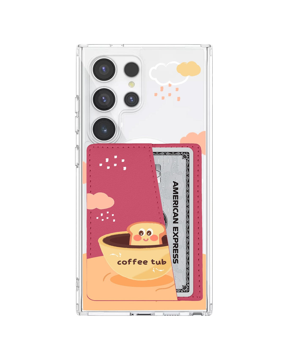 Android Leather Wallet Case - Coffee Date