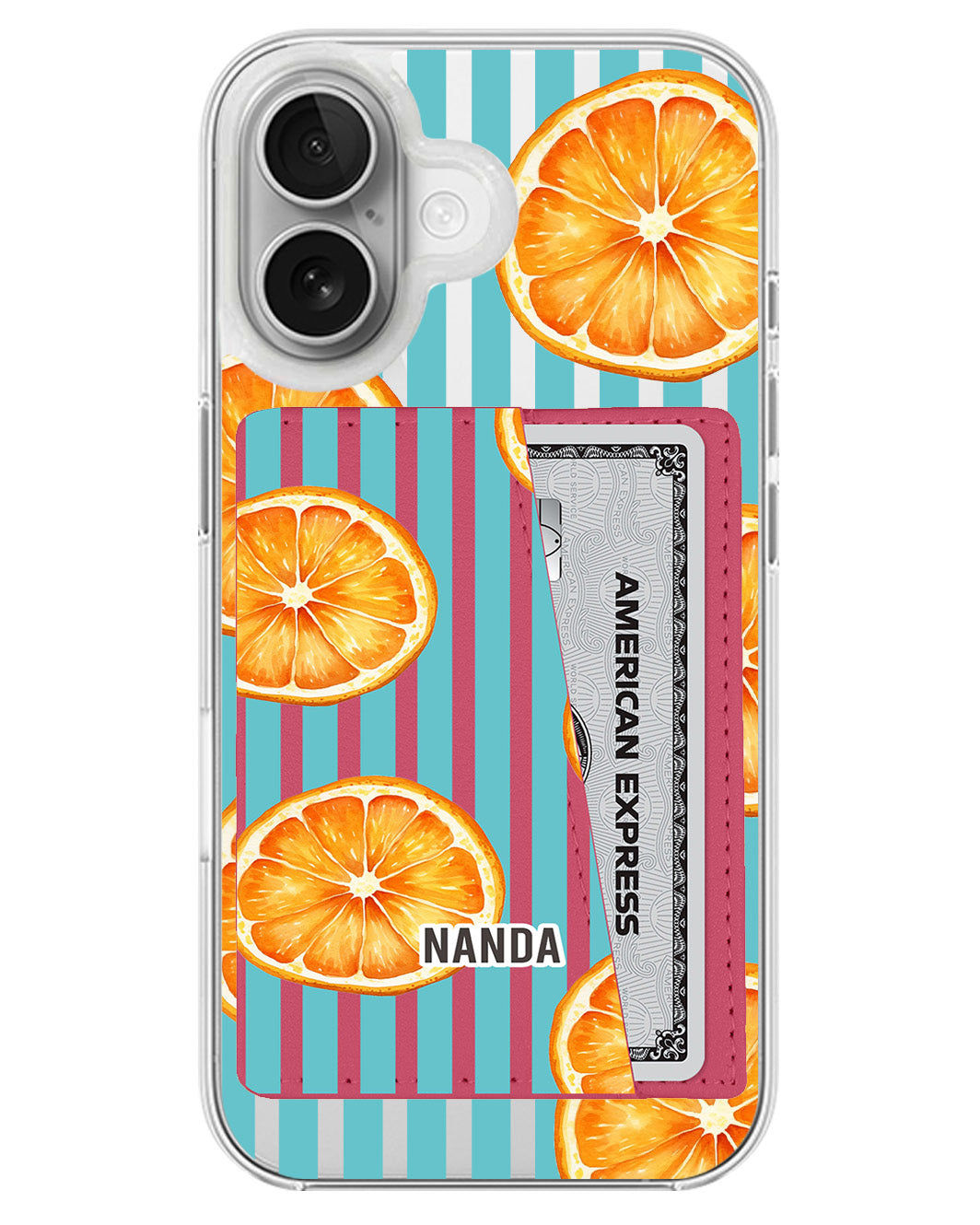 iPhone Leather Wallet Case - Sunshine Slices