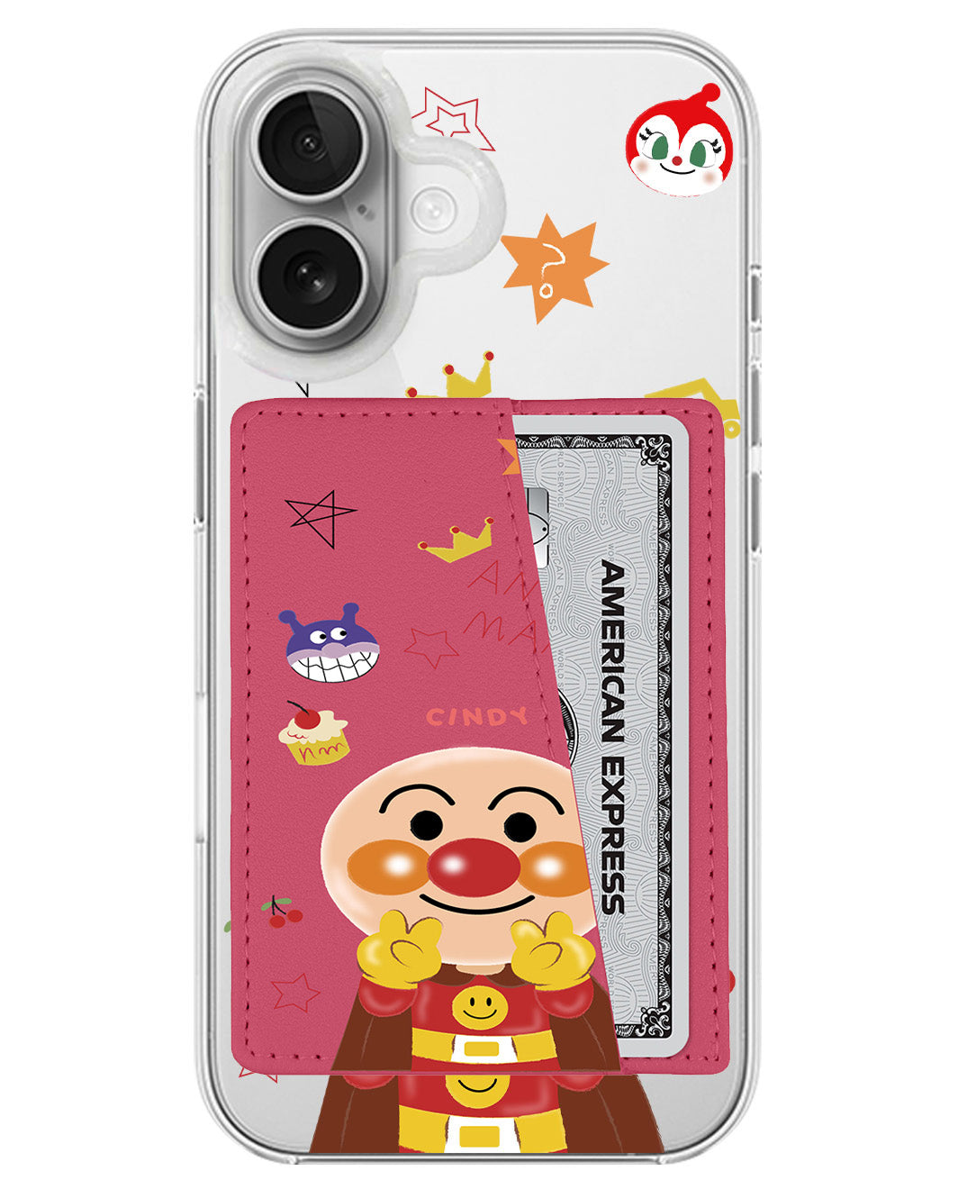 iPhone Leather Wallet Case - I'm Anpanman