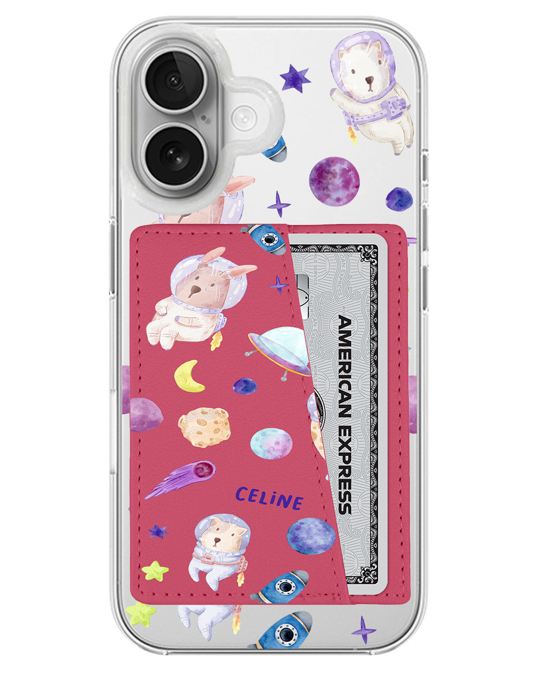 iPhone Leather Wallet Case - Animal Planet
