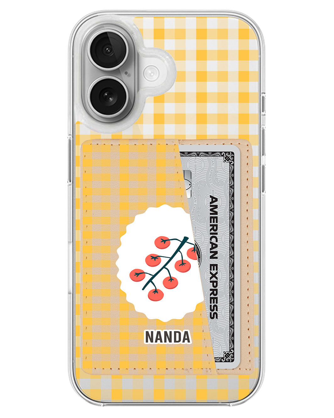 iPhone Leather Wallet Case - Picnic Day