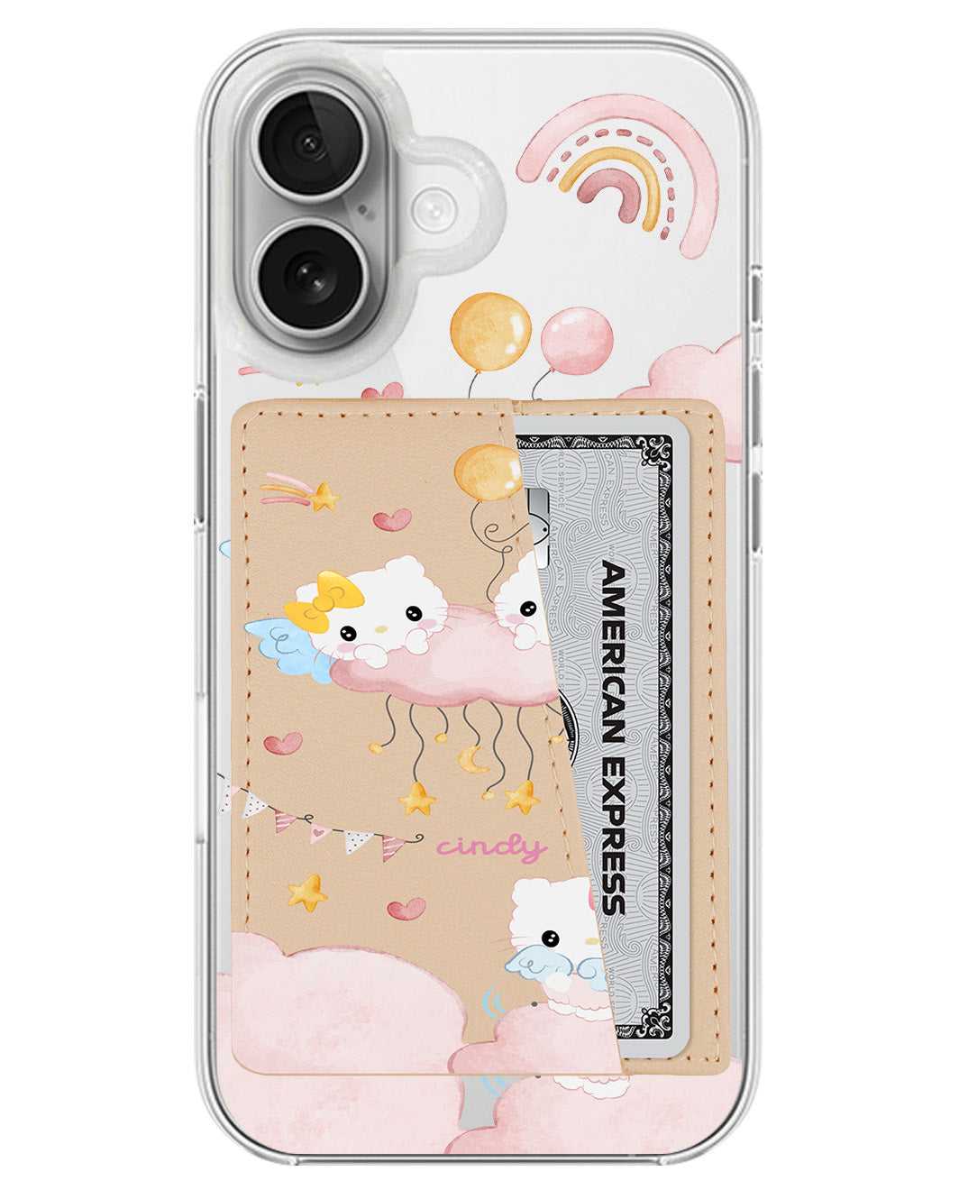 iPhone Leather Wallet Case - Hello Dream