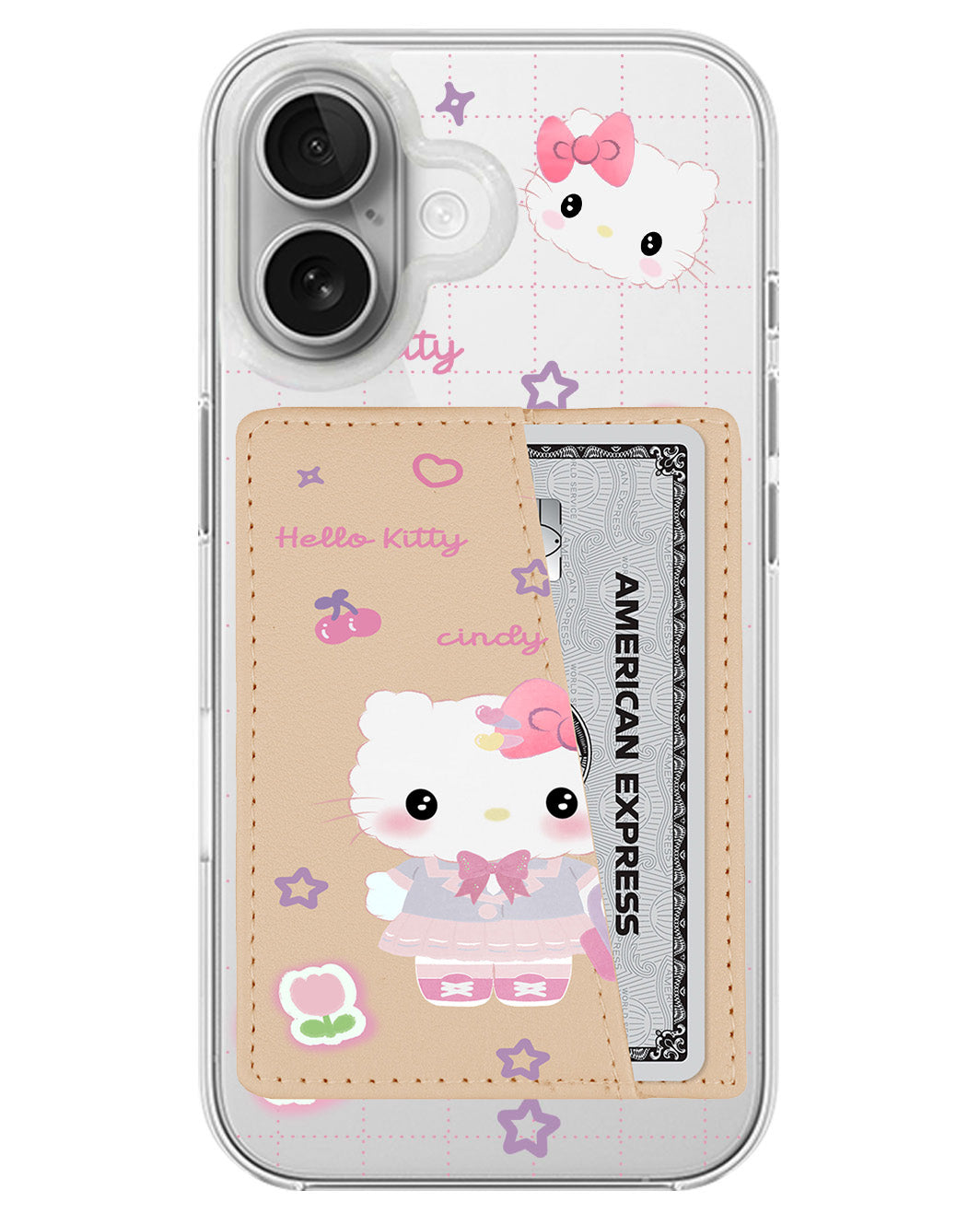 iPhone Leather Wallet Case - Kitty Fashion