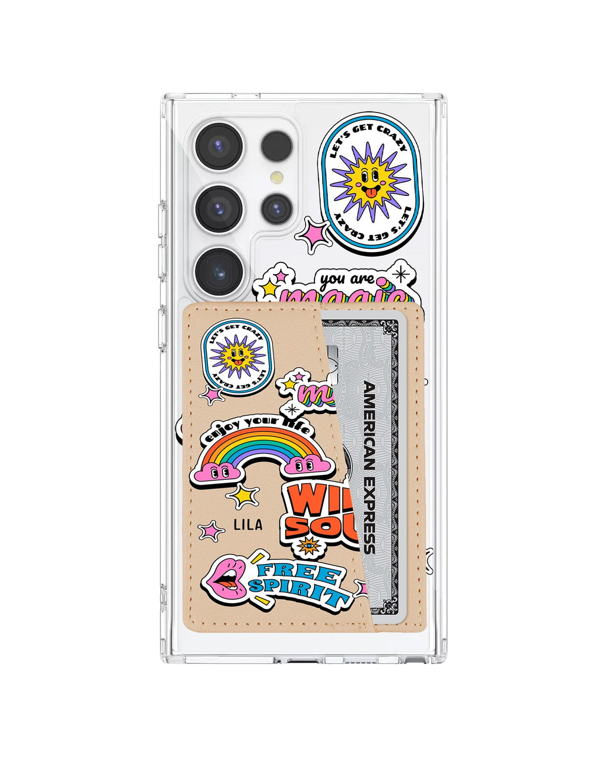 Android Leather Wallet Case - Free Spirit
