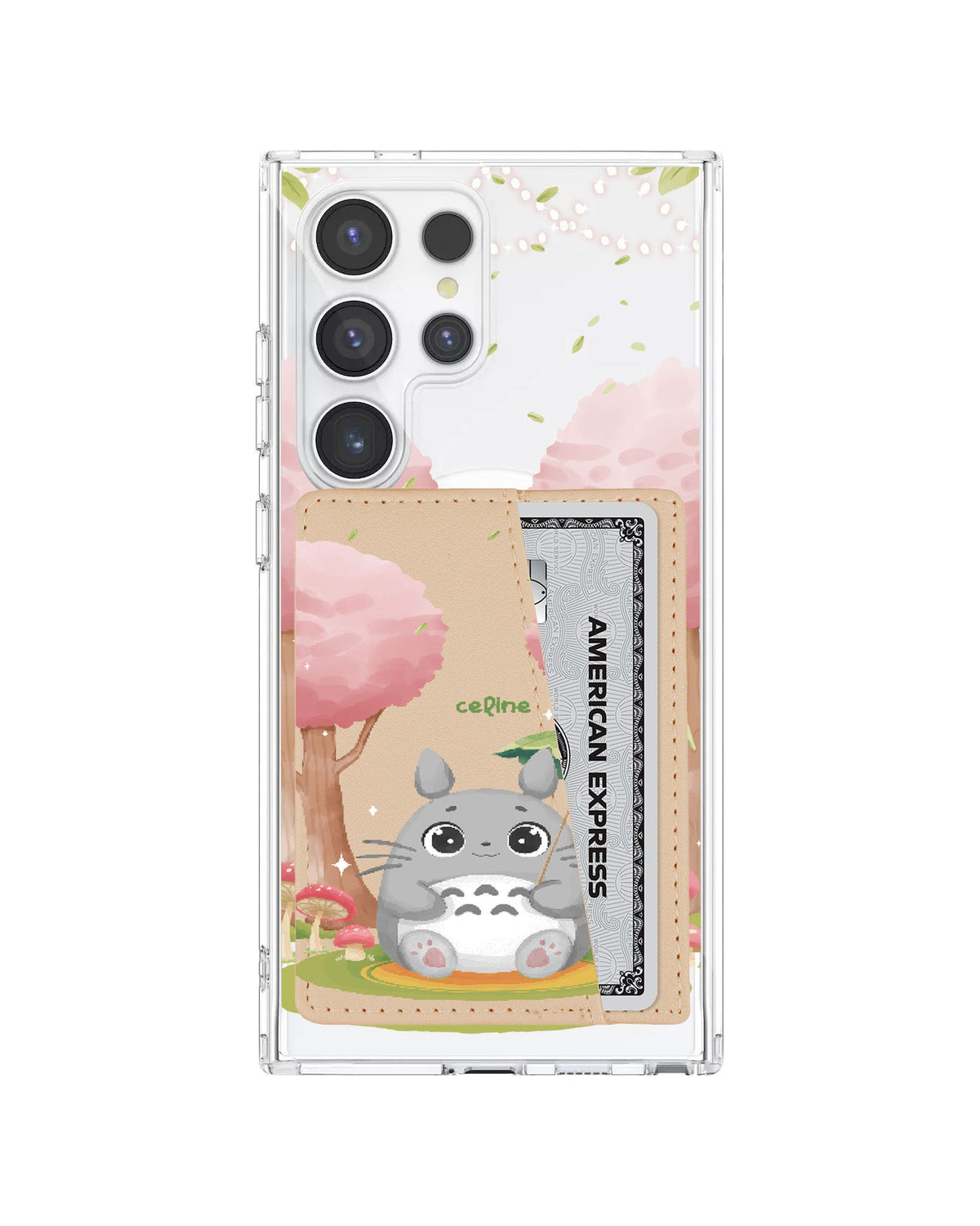 Android Leather Wallet Case - Totoro 1