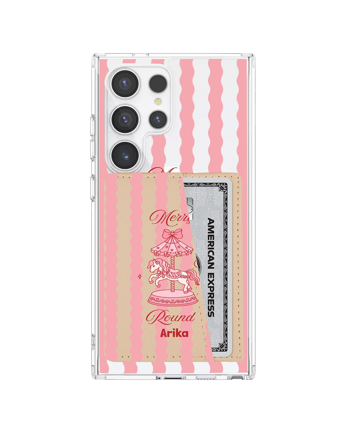 Android Leather Wallet Case - Merry Go Round