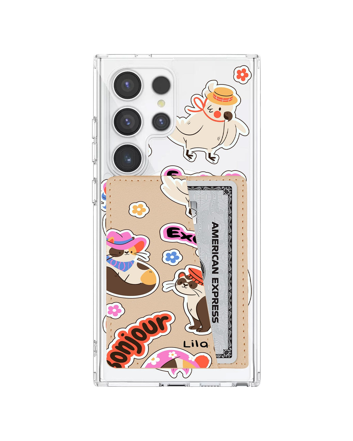 Android Leather Wallet Case - Cattitude On Point