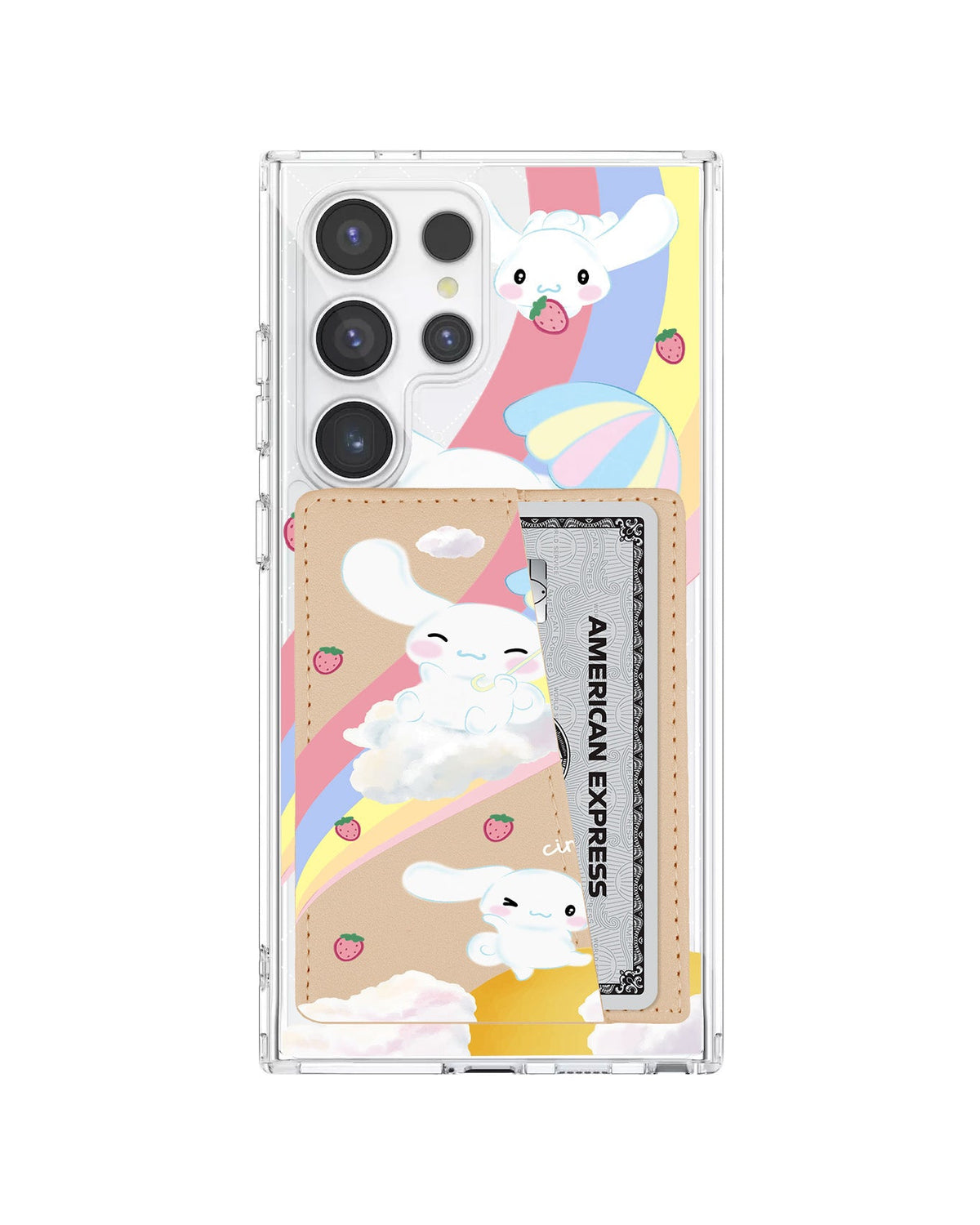 Android Leather Wallet Case - Cinnamoroll Play