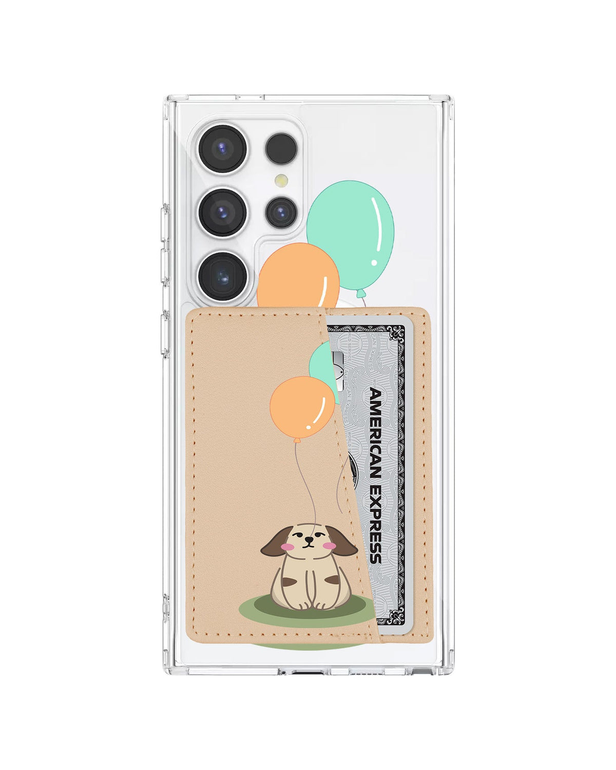 Android Leather Wallet Case - Puppy