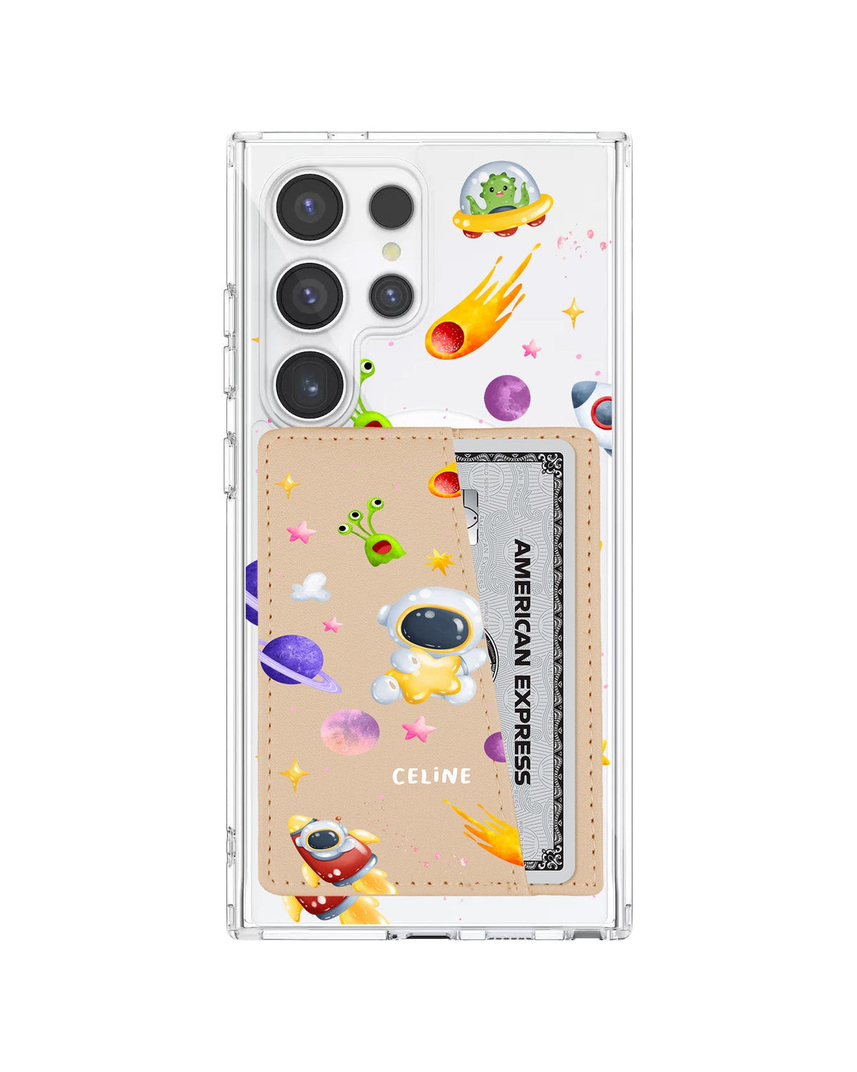 Android Leather Wallet Case - Spaceup