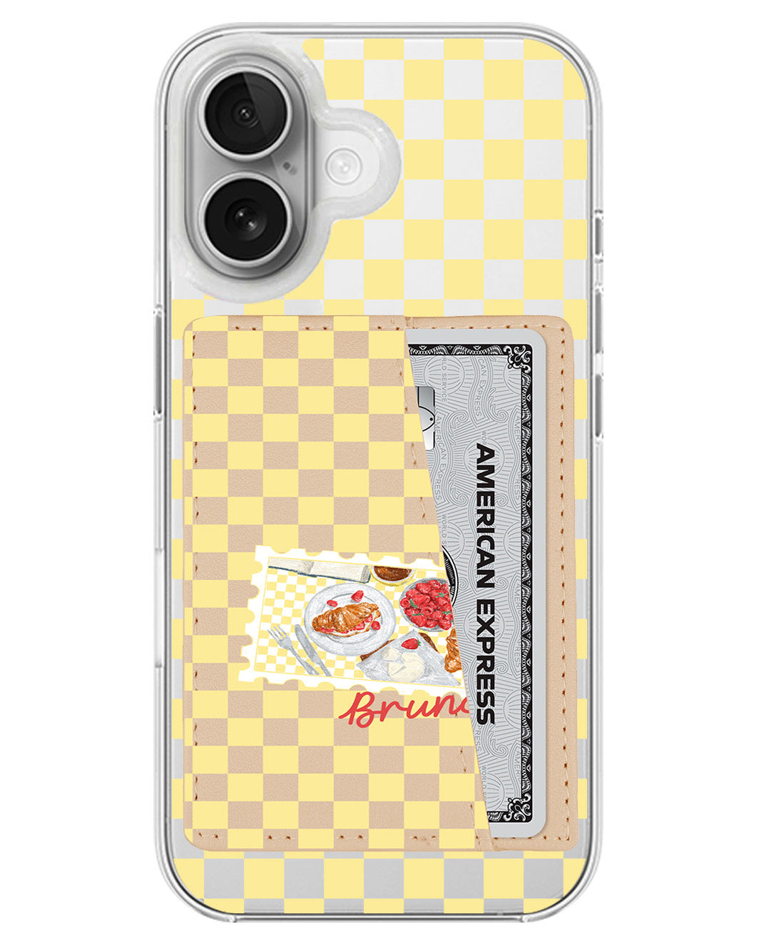 iPhone Leather Wallet Case - Brunch Date