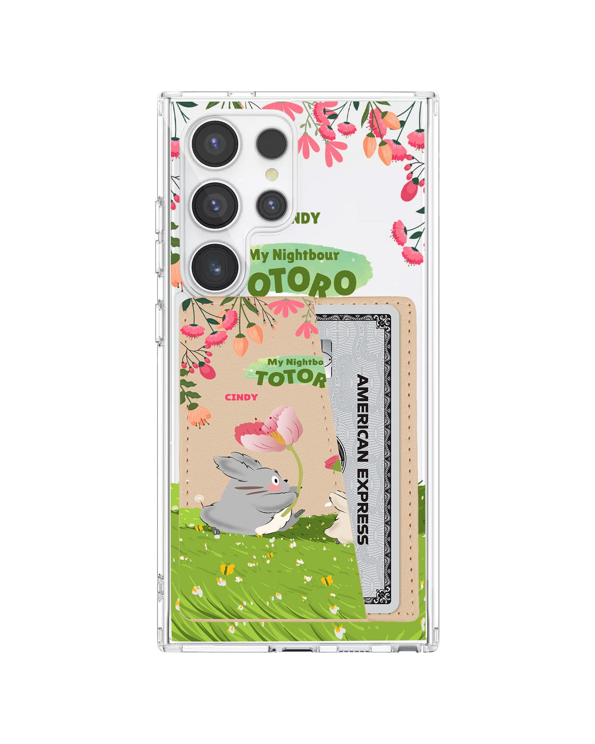 Android Leather Wallet Case - My Nightbour Totoro
