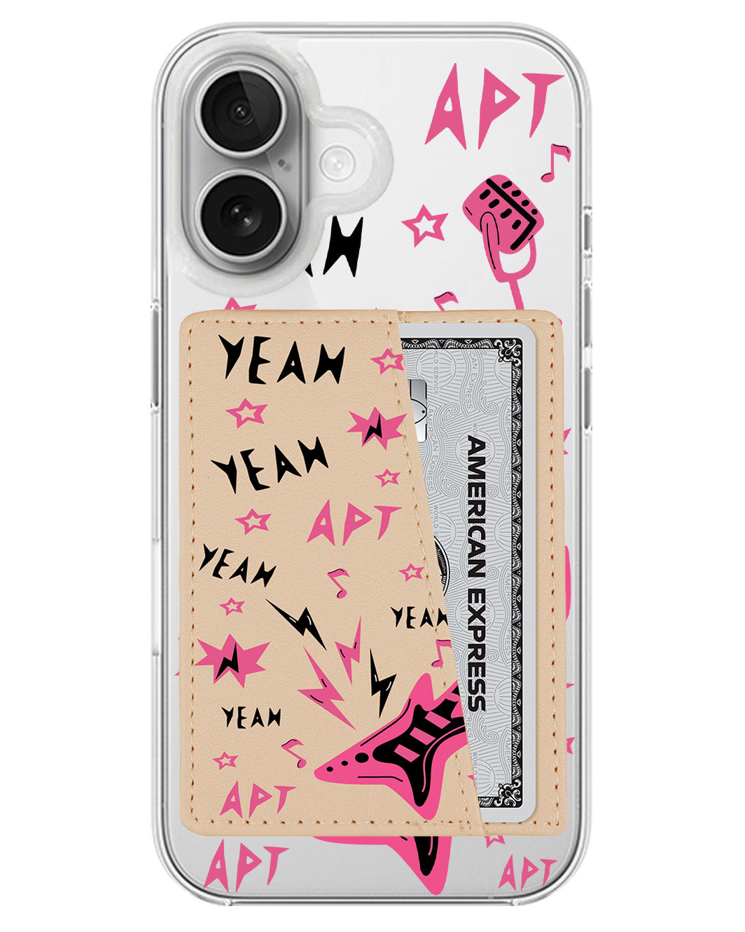 iPhone Leather Wallet Case - Rose Apt