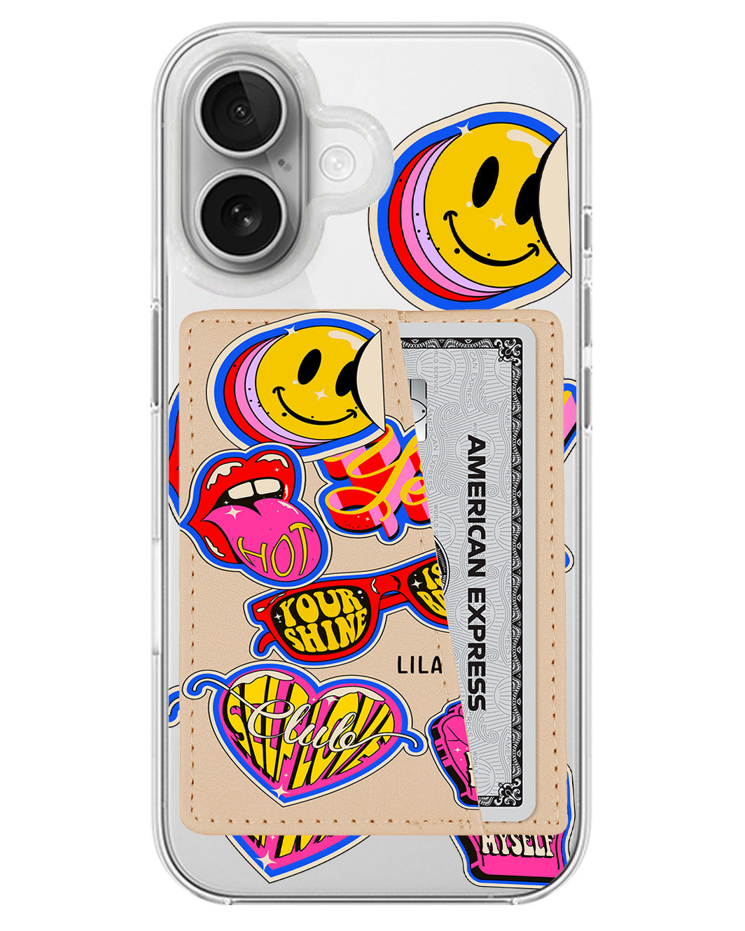 iPhone Leather Wallet Case - Hot Girl Energy