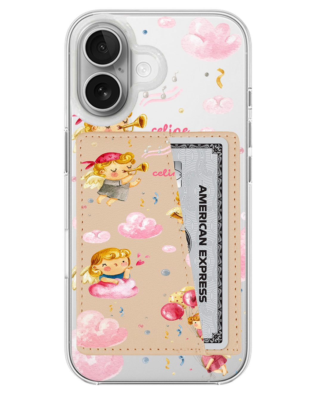 iPhone Leather Wallet Case - Cupit In Love